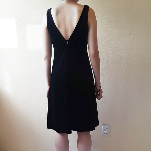 SOLD! J. Crew v-neck sleeveless velvet dress - Picture 6 of 7